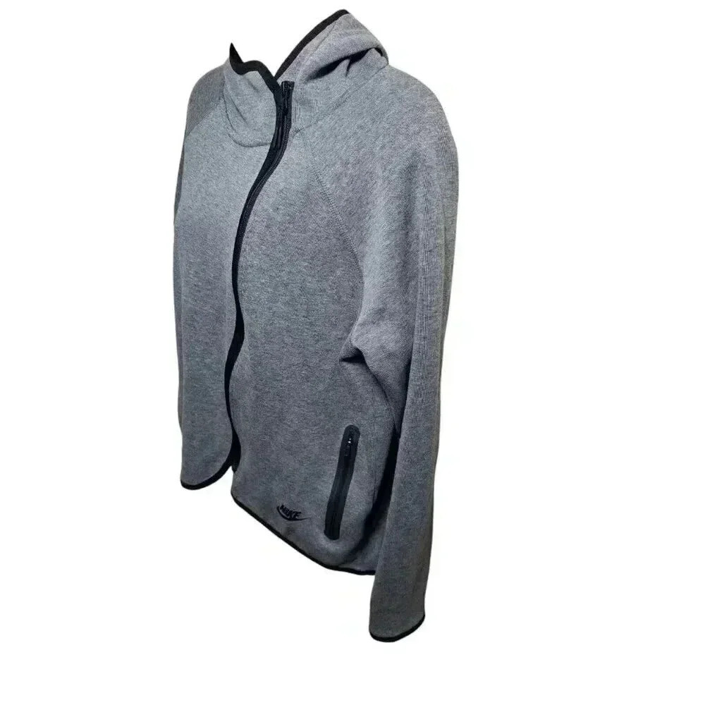 Nike Sportswear Women's Tech Fleece Hoodie Jacket Size M Gray/Black